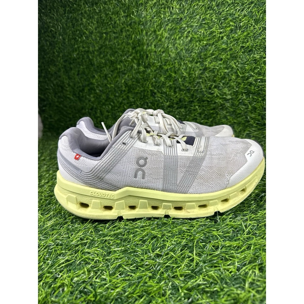 On Cloudgo Frost Hay Mens Athletic Sneakers Size 11 Grey Yellow 55.98234